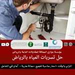 حل مشكلة تسربات المياه بالرياض